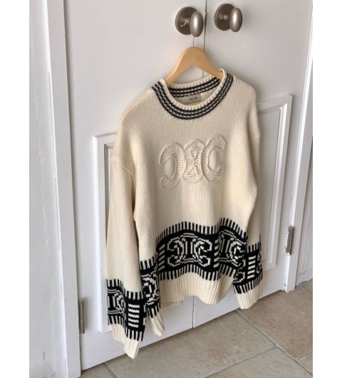 셀린느 루즈핏 헤비 니트 국내배송