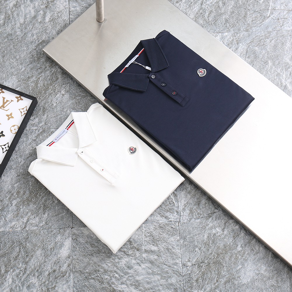 2025FW몽클레어 신상 패치로고 면실켓 카라 티셔츠 국내배송