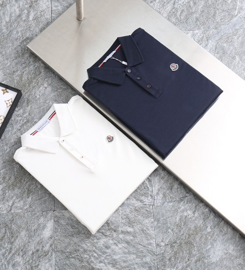 2025FW몽클레어 신상 패치로고 면실켓 카라 티셔츠 국내배송