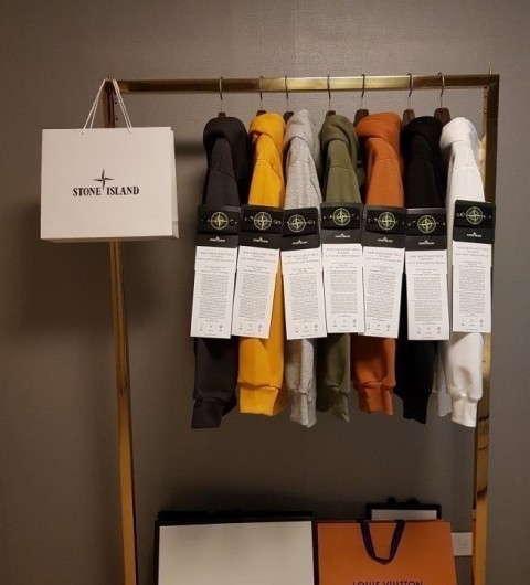 스톤아일랜드ST 후드티셔츠 (기모) 국내배송