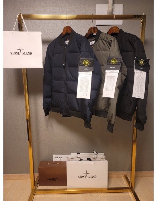 스톤아일랜드 ST 패치 다운 항공 패딩 3컬러 국내배송