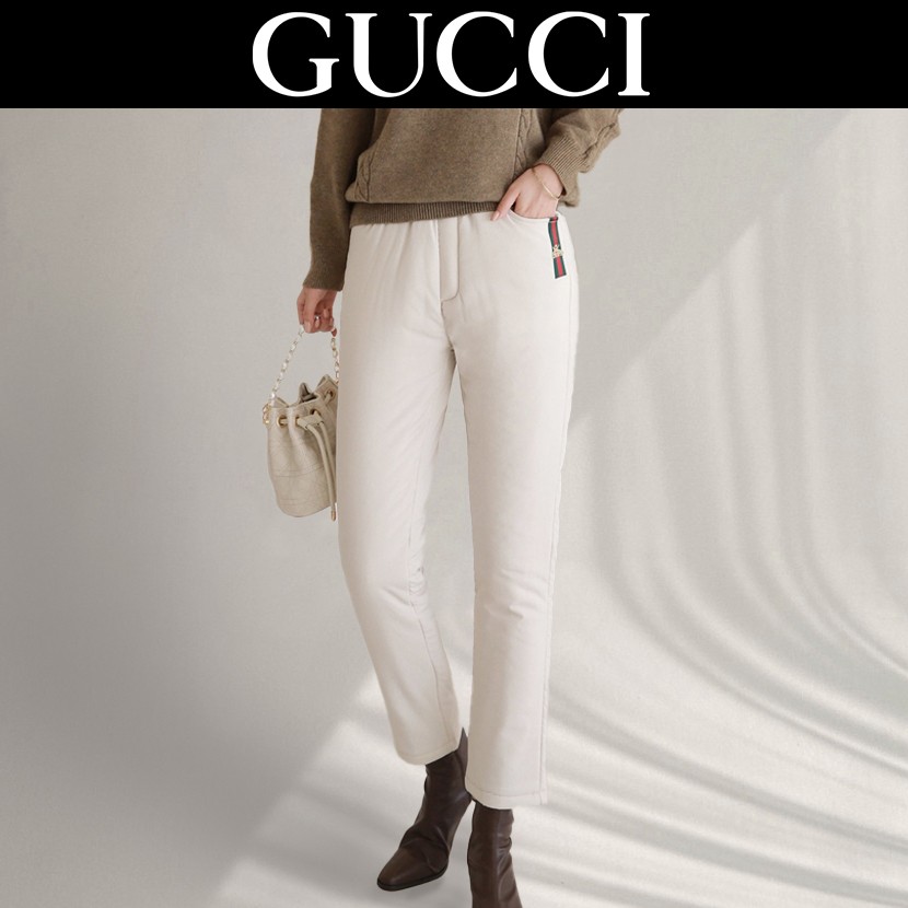 구찌 우먼 패딩 팬츠 국내배송