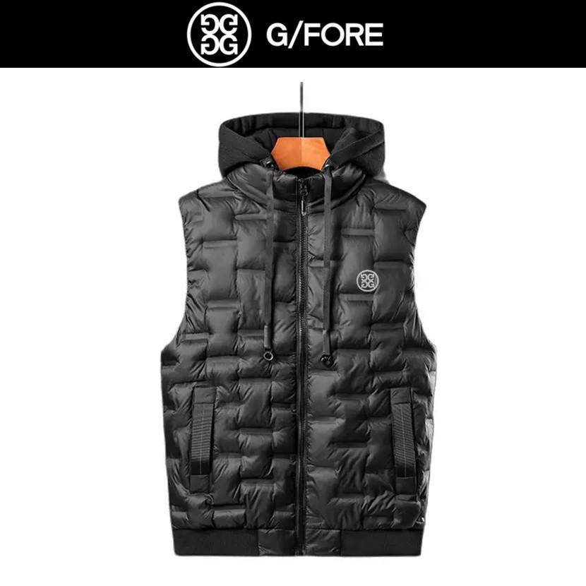 지포어 후드 블록 패딩조끼 국내배송