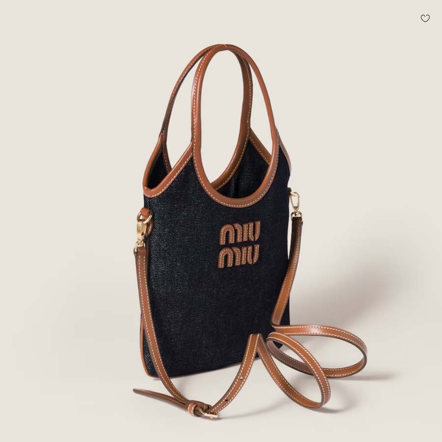 미우미우  아이비 데님 백 ㅡ미니ㅡ 국내배송