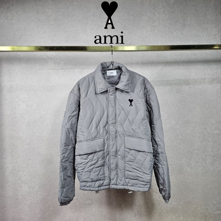 아미 스트링 카라 패딩 자켓 국내배송