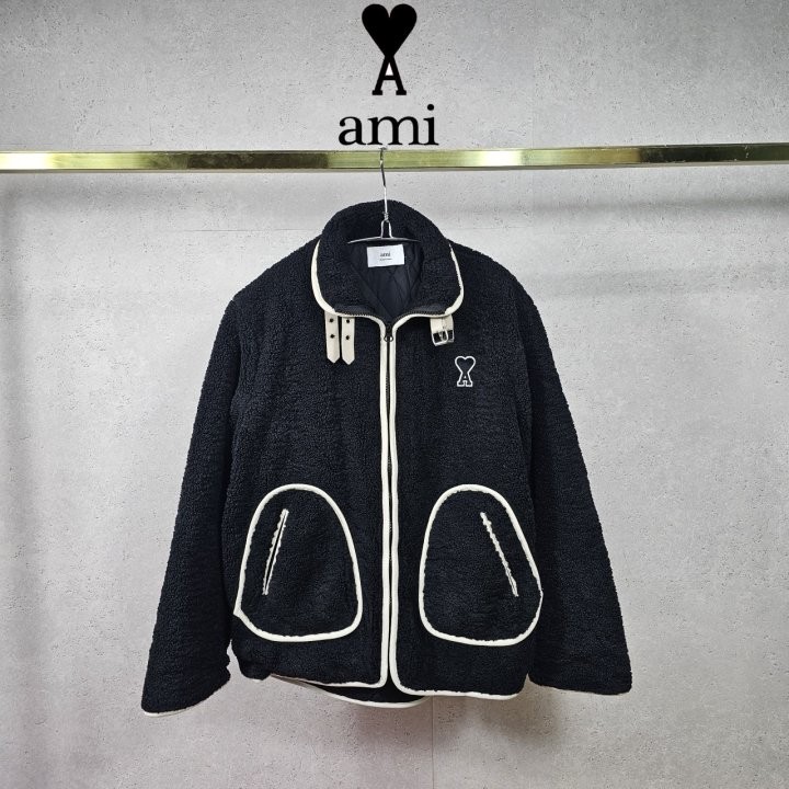 아미A 양털 벨크로 무스탕 국내배송