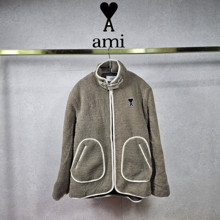 아미A 양털 벨크로 무스탕 국내배송