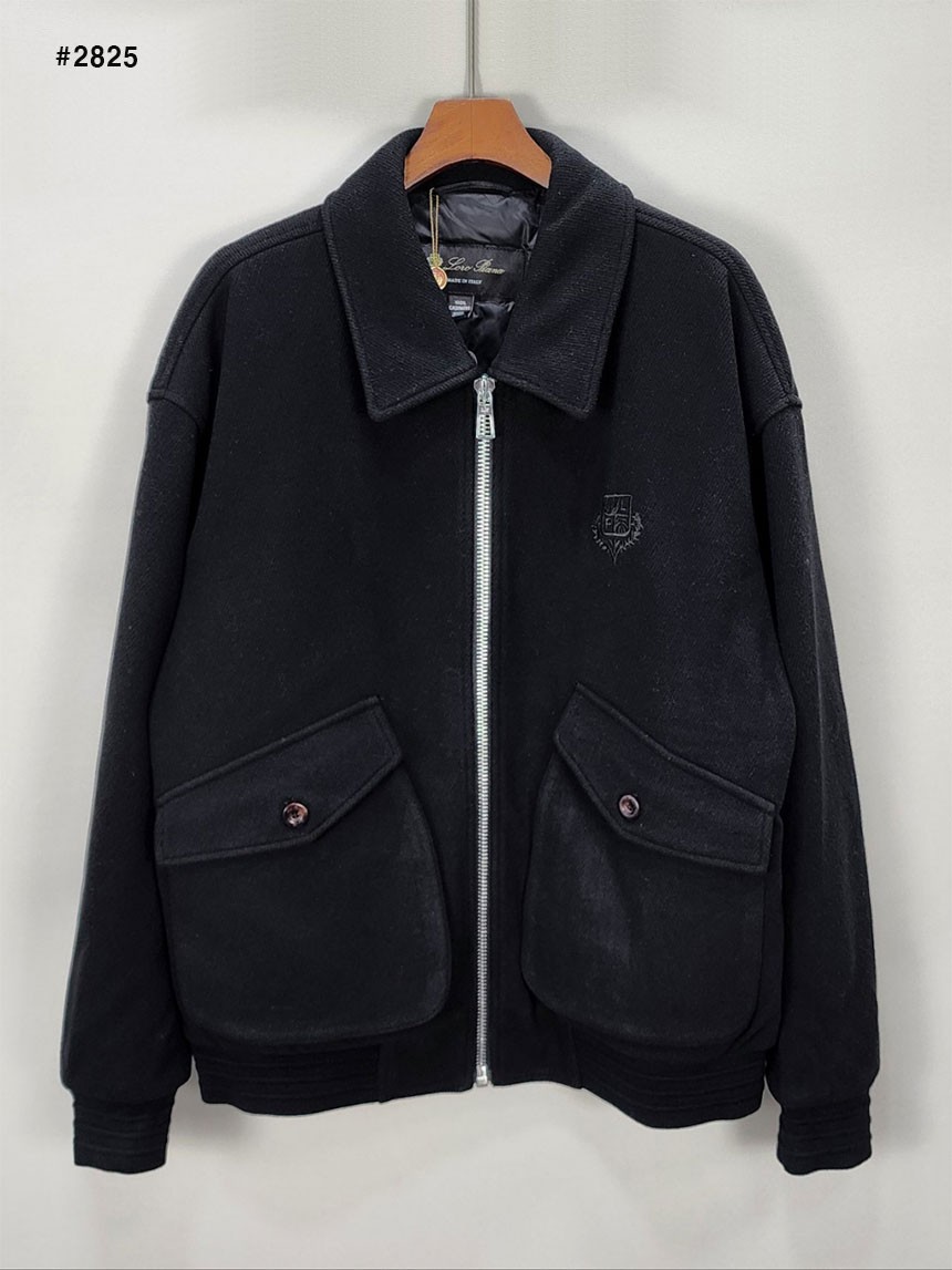 로로피아나 LP 자수 구스다운 울 자켓 국내배송