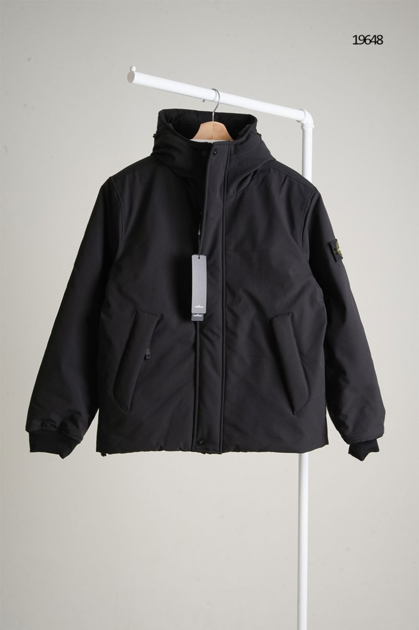 스톤아일랜드 패치로고 후디 붐버 자켓 국내배송