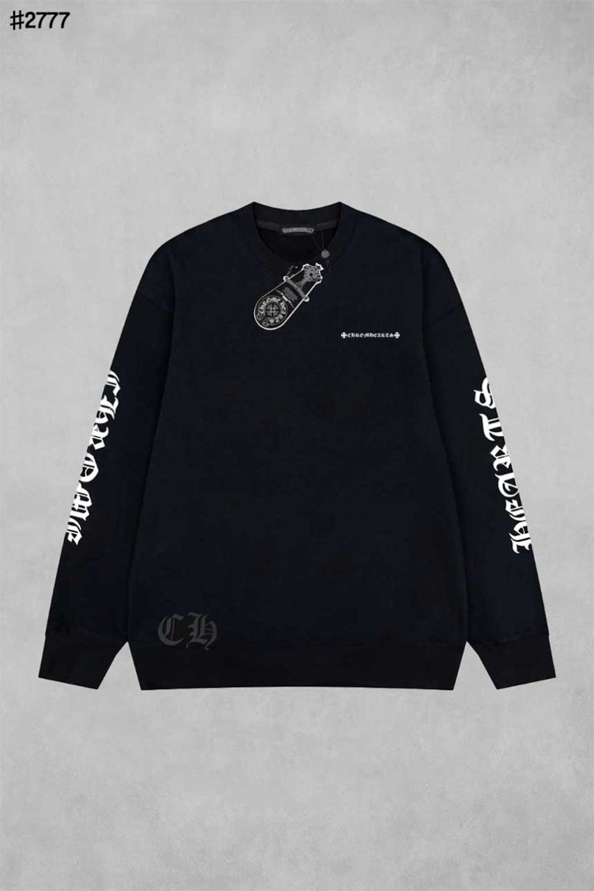 크롬하츠 세메터리 크로스 타이어 트랙 롱 슬리브 티셔츠 국내배송