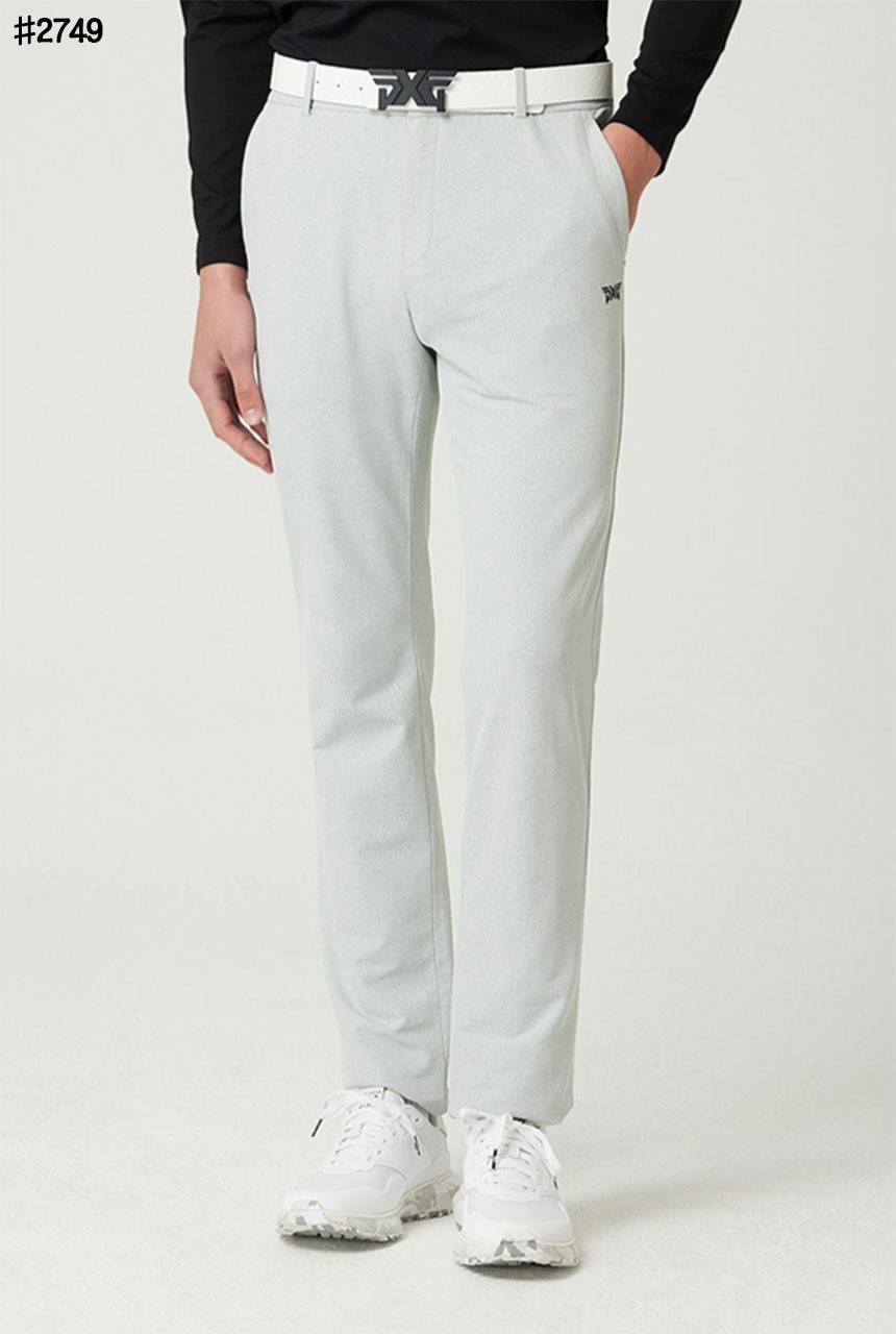 PXG 투톤 칼라 멜란지 포인트 슬림핏 팬츠 국내배송