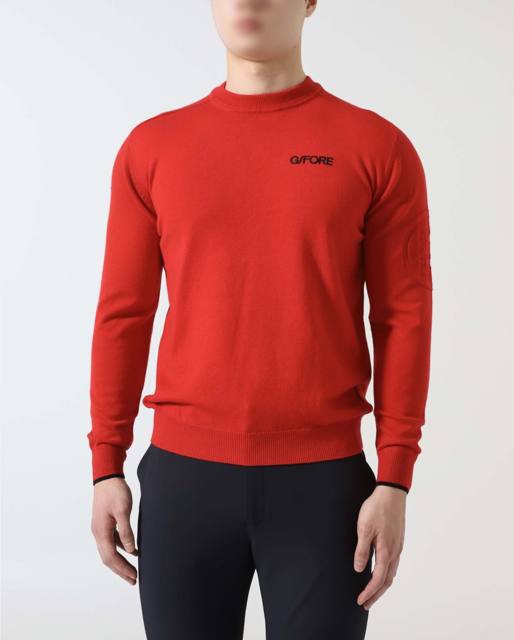 지포어 [ G/F ] 수입 캐시미어 이니셜 로고 라운드 국내배송