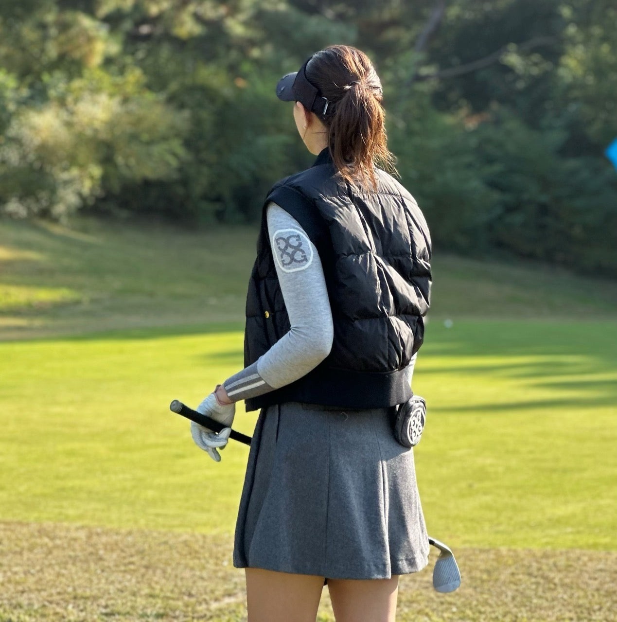 랑방블랑 블록 구스 다운 베스트 (WOMEN) 국내배송