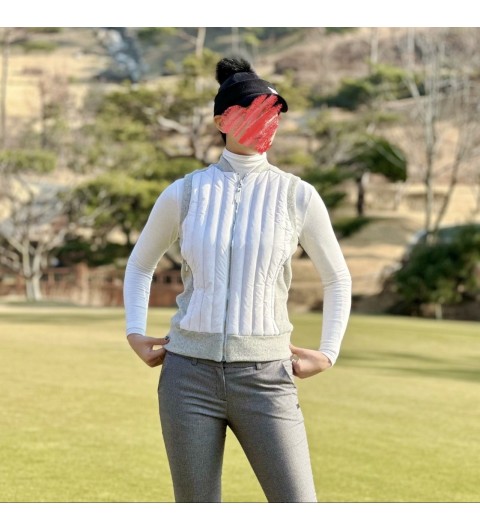 PXG 우먼 윈터 니트다운 베스트 국내배송