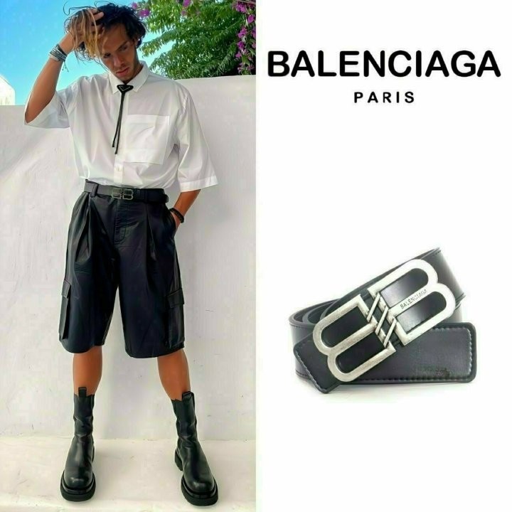 발렌시아가 뉴BB로고 벨트 국내배송