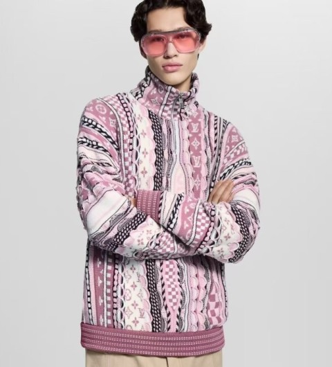 루이비통 하프 집 풀오버 스웨터 국내배송