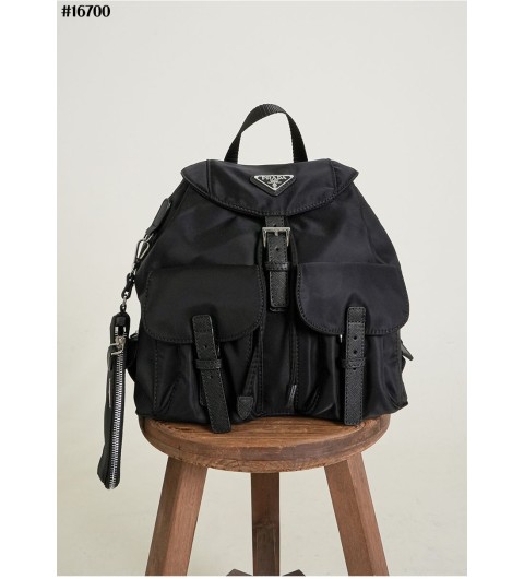 프라다 리나일론 투포켓 백팩 스몰 & 미니 파우치 국내배송