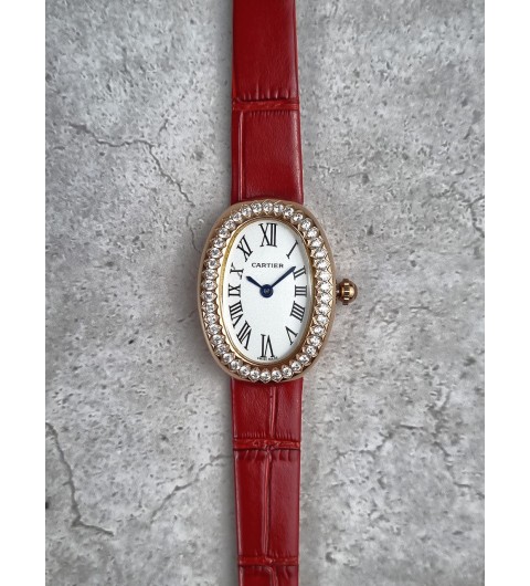 까르띠에 베누아 로즈골드 다이아몬드 워치 국내배송