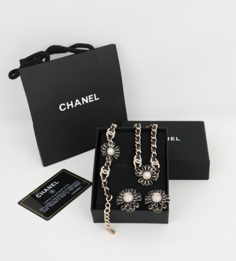 샤넬 목걸이 팔찌 주얼리 3종 세트 C001국내배송