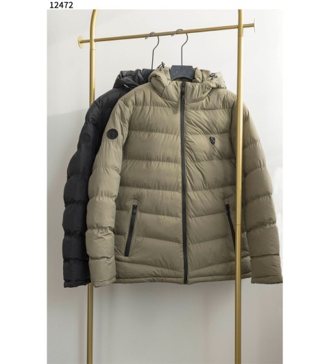 어메이징크리 남성 후드 탈부착 다운 자켓 국내배송