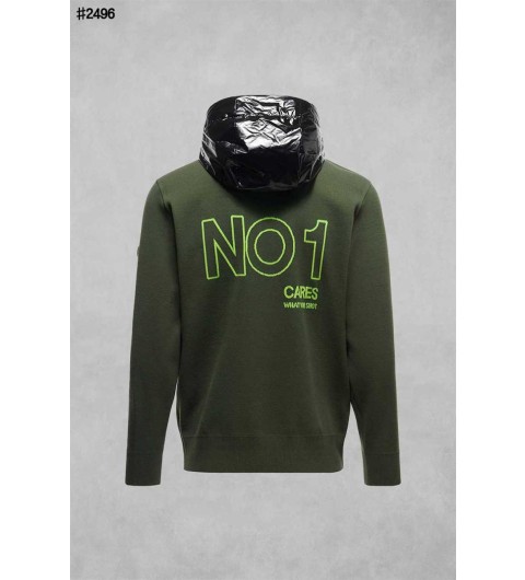 지포어 우븐 후디 반집업 스웨터 국내배송