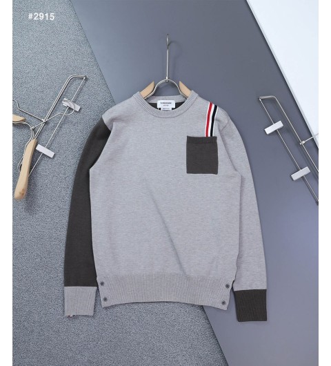 톰브라운 밀라노 펀믹스 저지 라운드 니트 국내배송