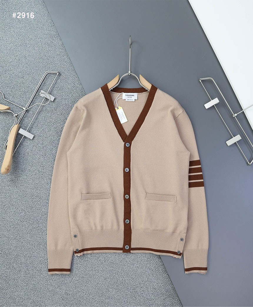 톰브라운 밀라노 펀믹스 저지 라운드 니트 국내배송