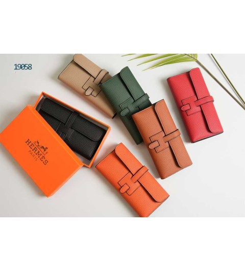 에르메스H 레더 플랩 장지갑 국내배송