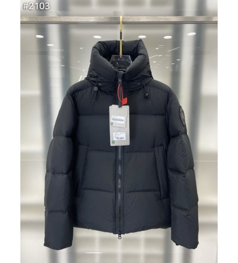 캐나다 구스 크로프톤 푸퍼 다운 매트블랙 국내배송