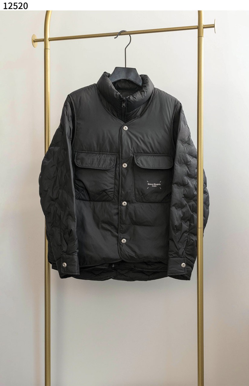 메종마르지엘라 남성  다이아 포켓 이중 조끼 패딩 세트 국내배송