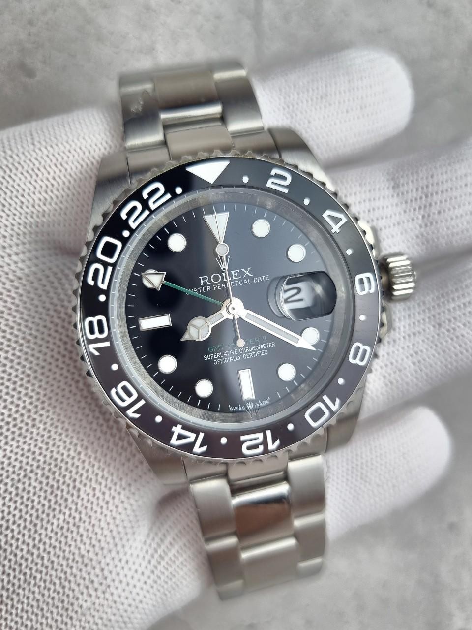 롤렉스 GMT-마스터 2 블랙&그레이 국내배송