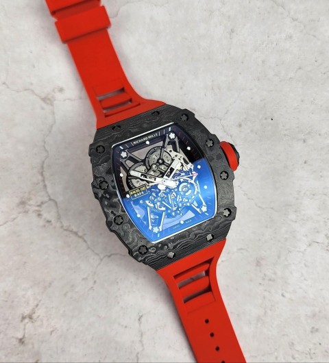 위블로 리차드밀 RM35-02 블랙카본 라파엘 나달 스켈레톤 (레드스트랩)  국내배송