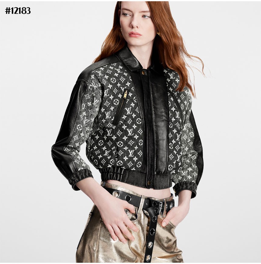 루이비통 모노그램 데님 레더 봄버 자켓 국내배송
