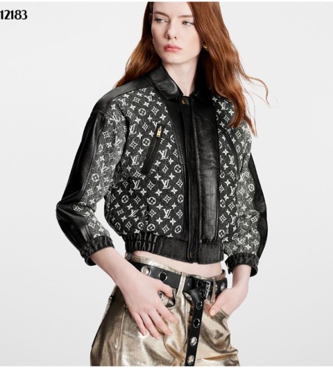 루이비통 모노그램 데님 레더 봄버 자켓 국내배송