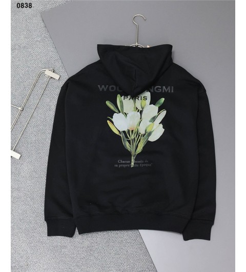 우영미 플라워 프린트 빅로고 후드 국내배송