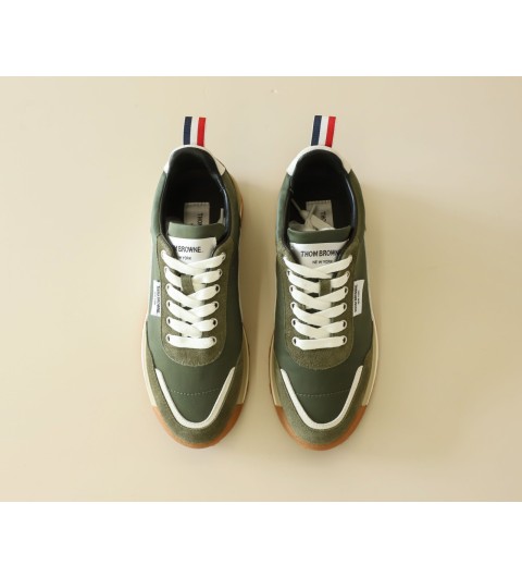 톰브라운 코튼 캔버스 알룸 나이트레이너 스니커즈 ㅡ다크그린ㅡ 국내배송