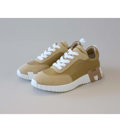 에르메스 [ H*MS ] 수입 바운싱 스니커즈 -베쥬렝- 국내배송