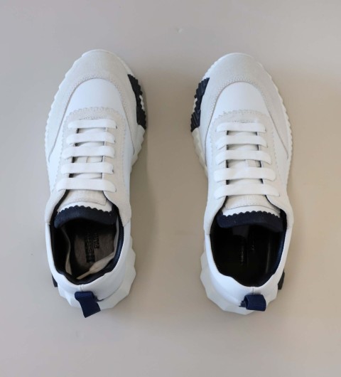 에르메스 [ H*MS ] 수입 바운싱 스니커즈 -네이비탭- 국내배송