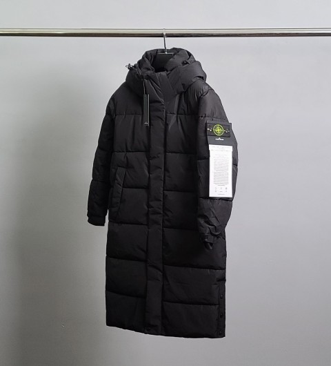 스톤아일랜드 [ST] 로고와펜 롱 패딩 점퍼 국내배송