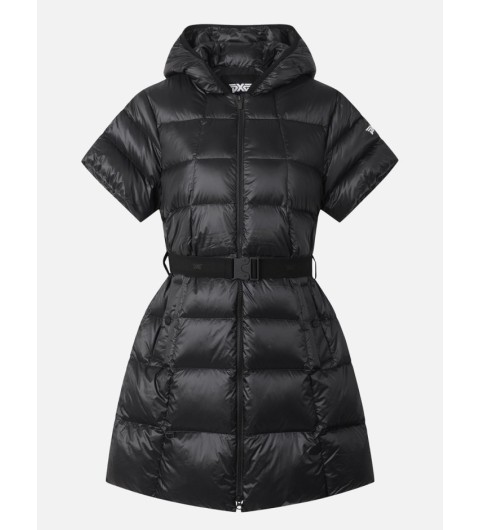 PXG 여성 겨울 숏 슬리브 롱 다운 국내배송