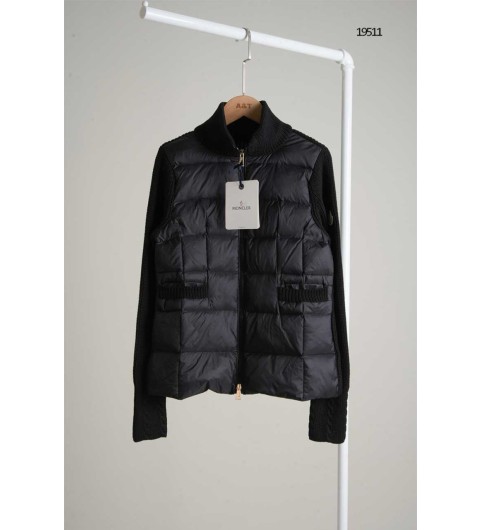 몽클레어 여성 패딩믹스 니트 집업 자켓 국내배송