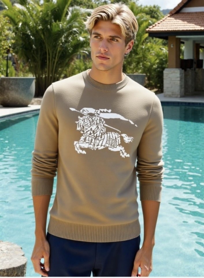 버버리 라운드 니트 국내배송