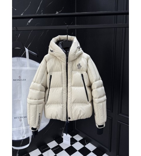 몽클레어 그레노블 체르페리 로고 패치 퀼팅 쉘 다운 자켓 국내배송