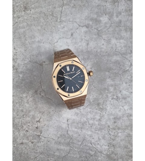 오데마피게 로얄오크 블랙다이얼 핑크골드 금통15510 OR 국내배송