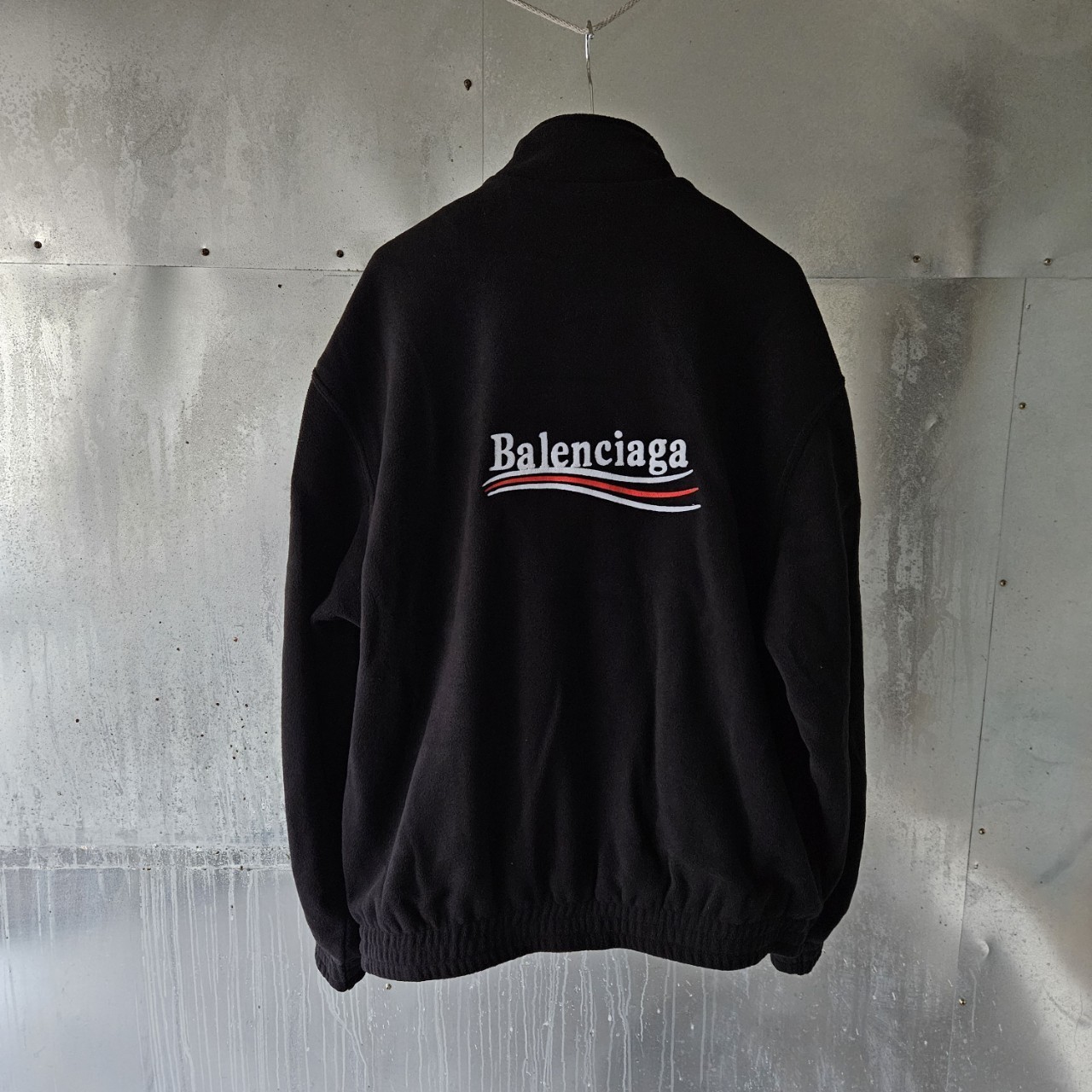 발렌시아가 폴리티컬 캠페인 플리스 오버 자켓 국내배송