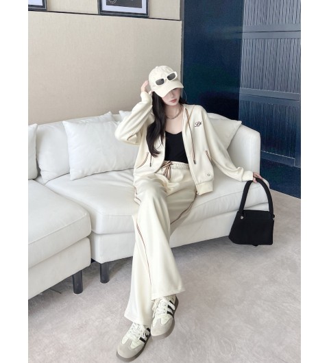 로로피아나 여성 후드 기모 집업 셋트 국내배송