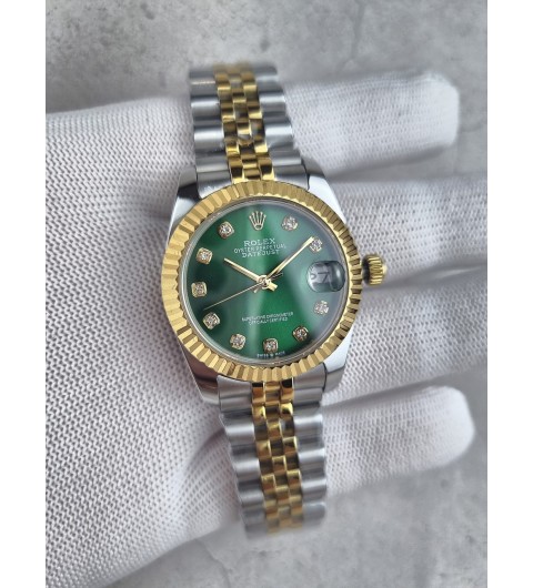 로렉스 데이저스트 올리브그린 콤비 다이아 31mm 국내배송