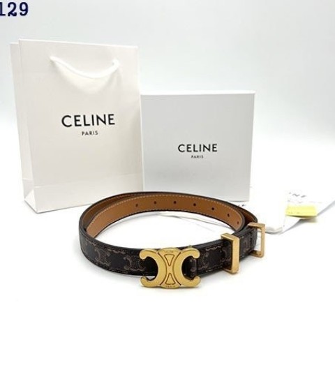 셀린느 트리옹프 캔버스 여성 벨트국내배송