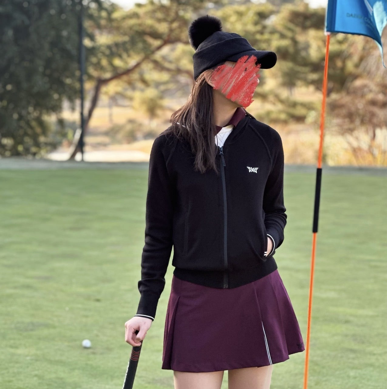 PXG 우먼 후디 스웨터 가디건 (WOMEN) 국내배송