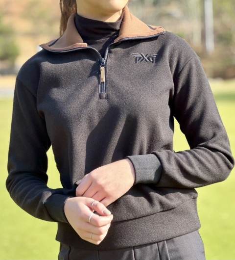 PXG우먼 윈터 와이드 카라 LS 티셔츠 (WOMEN) 국내배송